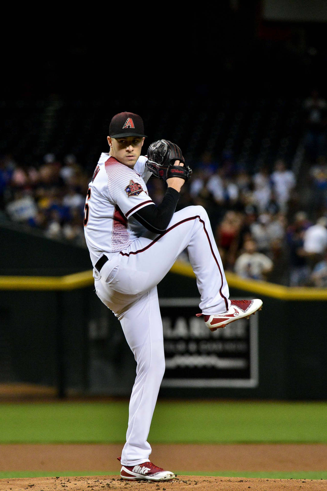 Patrick Corbin Leg Raised Background