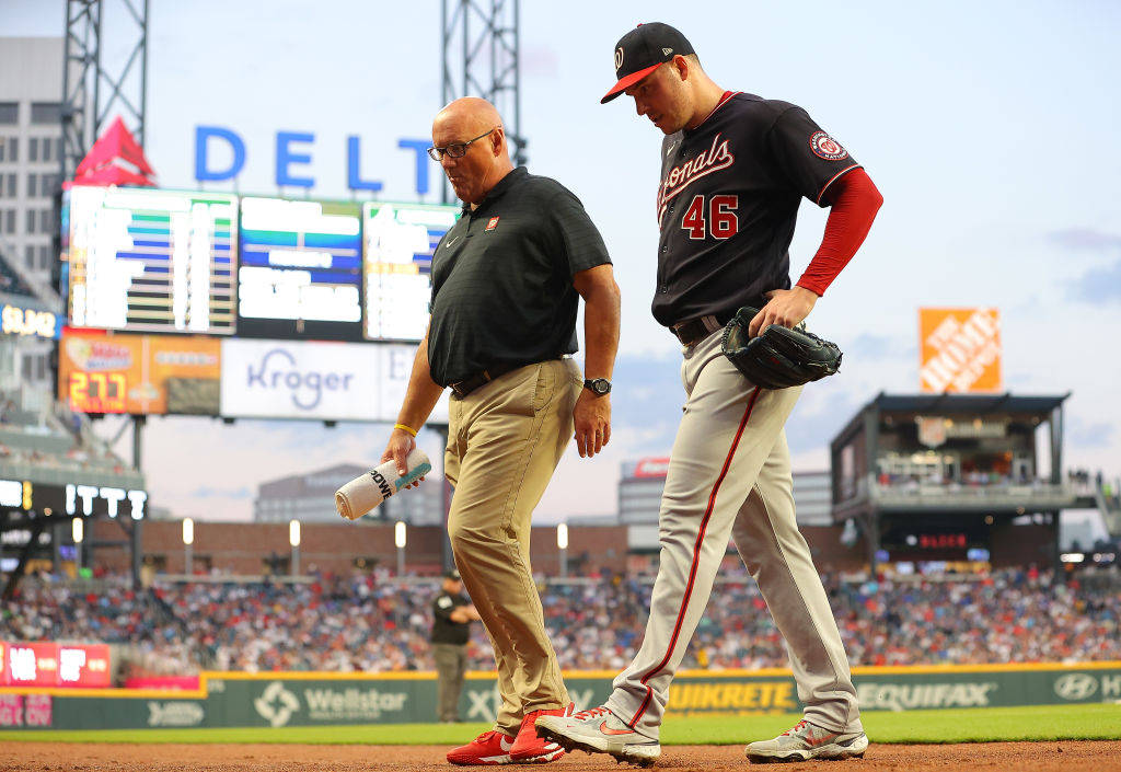 Patrick Corbin Walking With Official Background