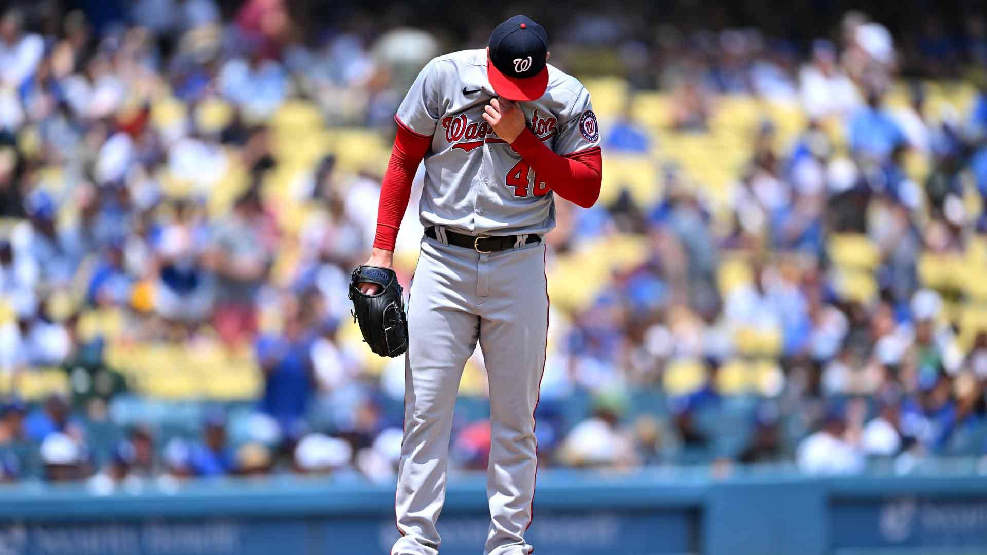 Patrick Corbin Wiping Face Background