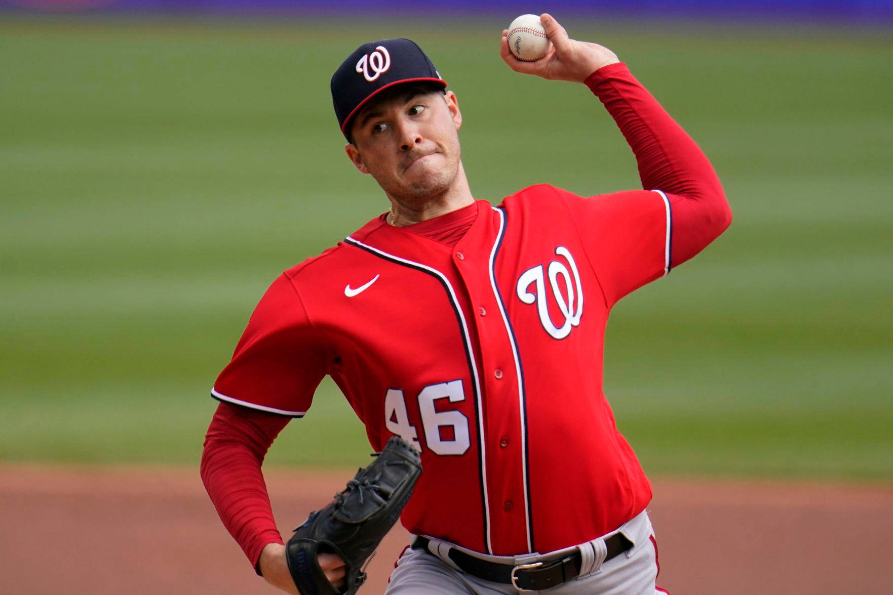 Patrick Corbin With Nike Background