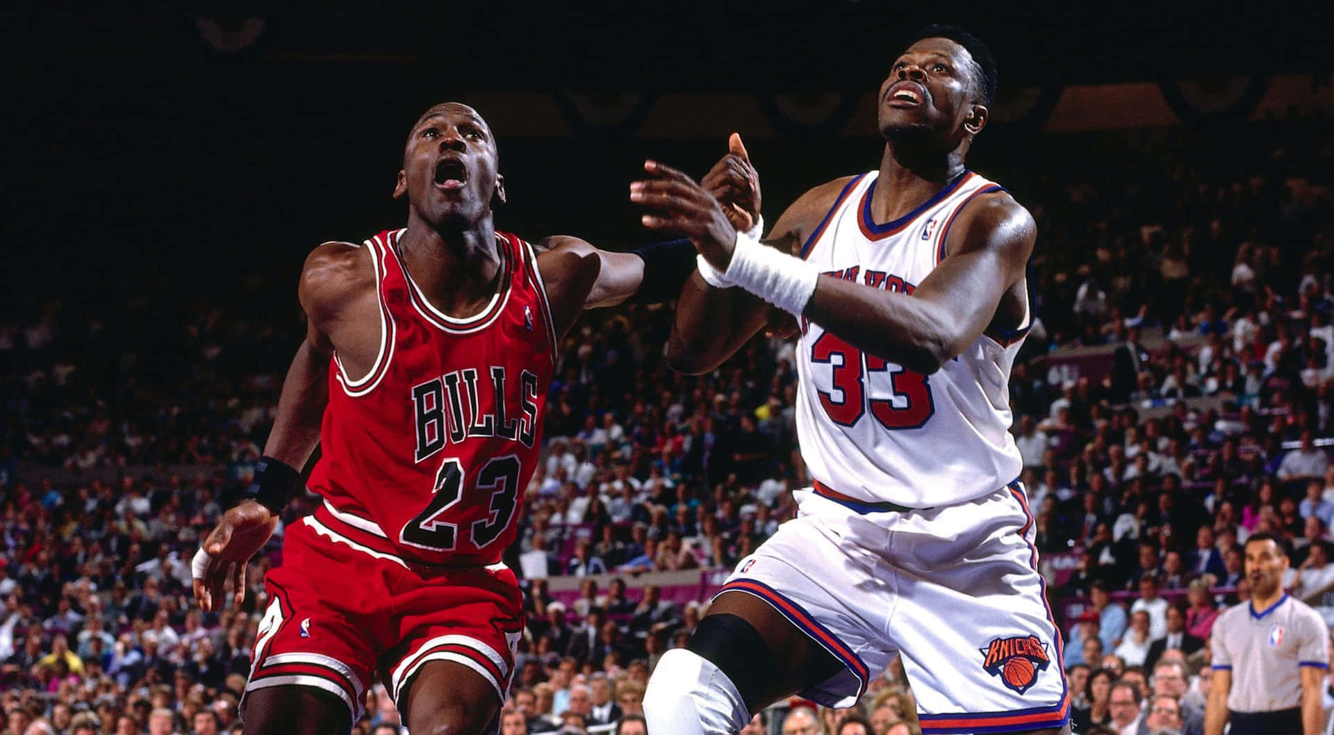 Patrick Ewing Against Michael Jordan