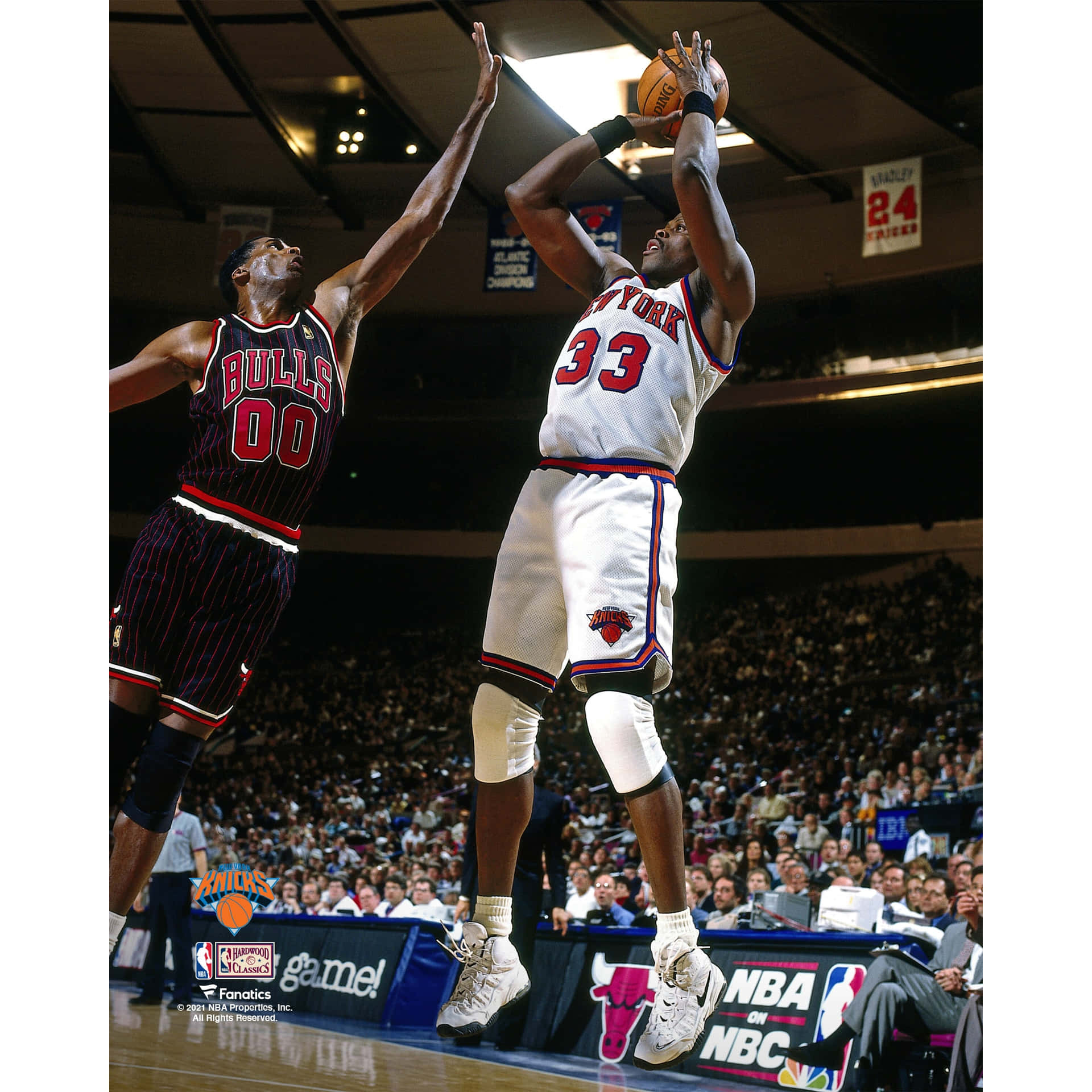 Patrick Ewing Jump Shot Poster