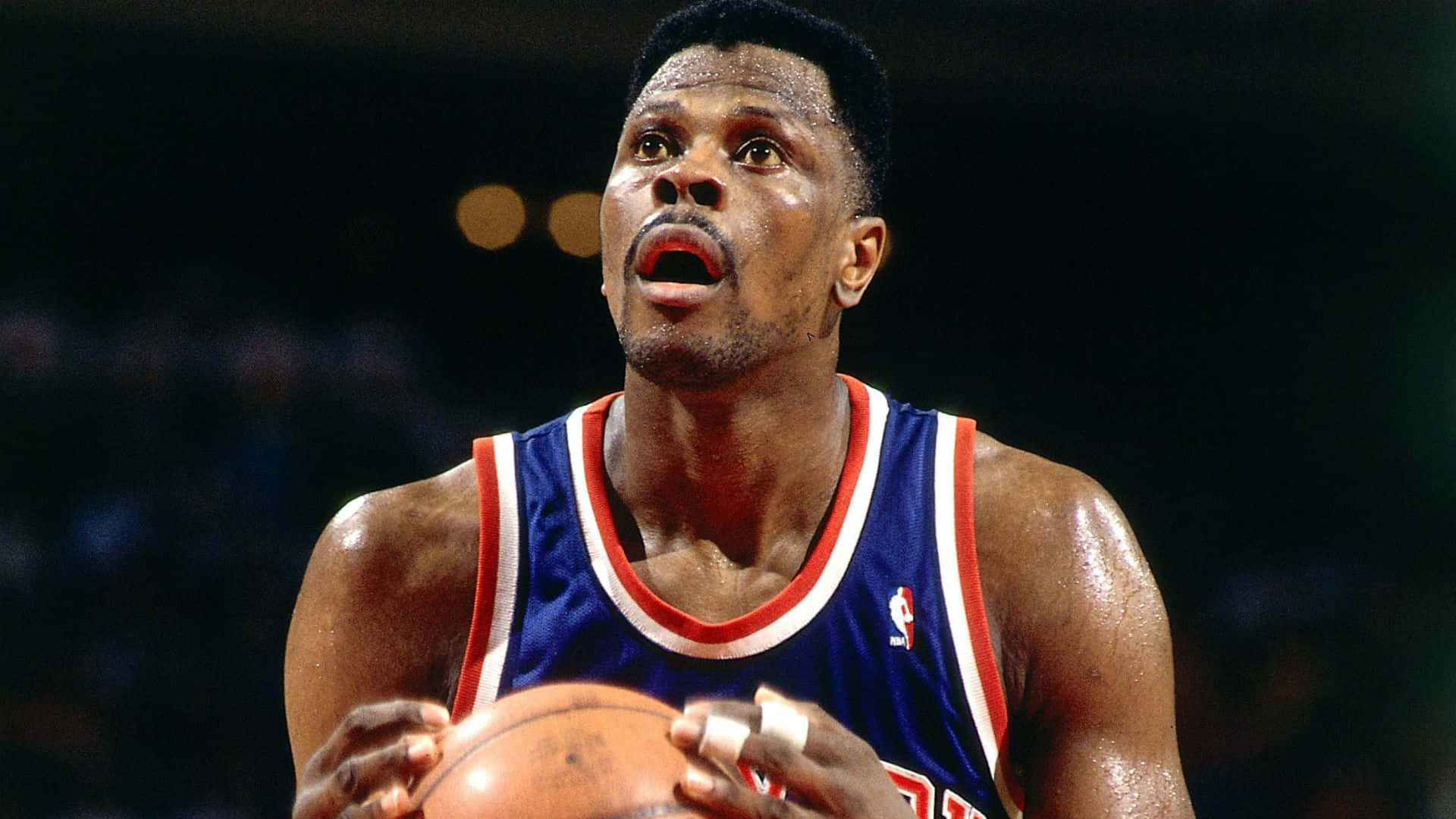 Patrick Ewing Nba Basketball Center Background