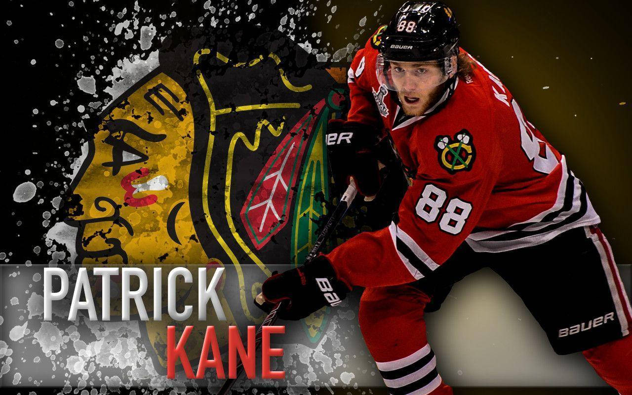 Patrick Kane Chicago Blackhawks Logo Fan Art