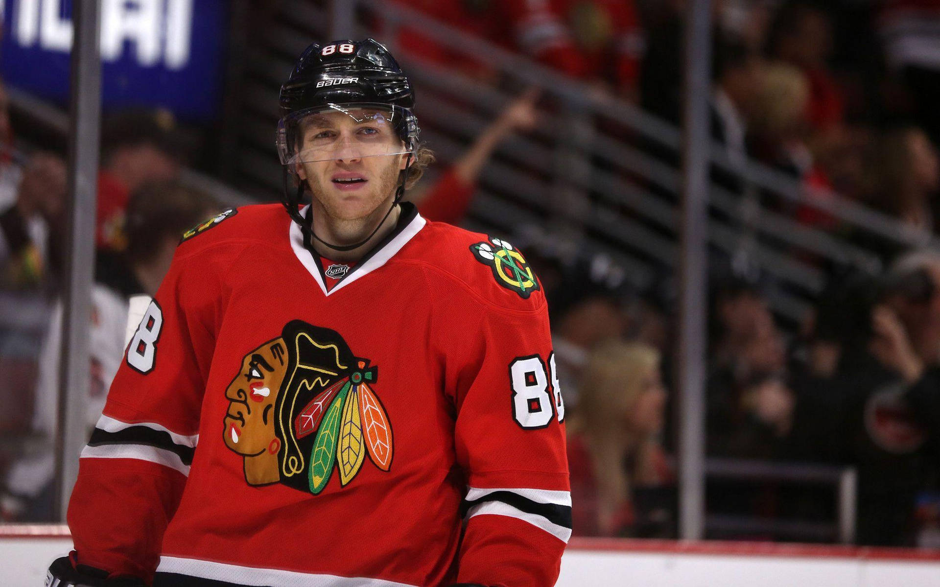 Patrick Kane Confused Expression Background