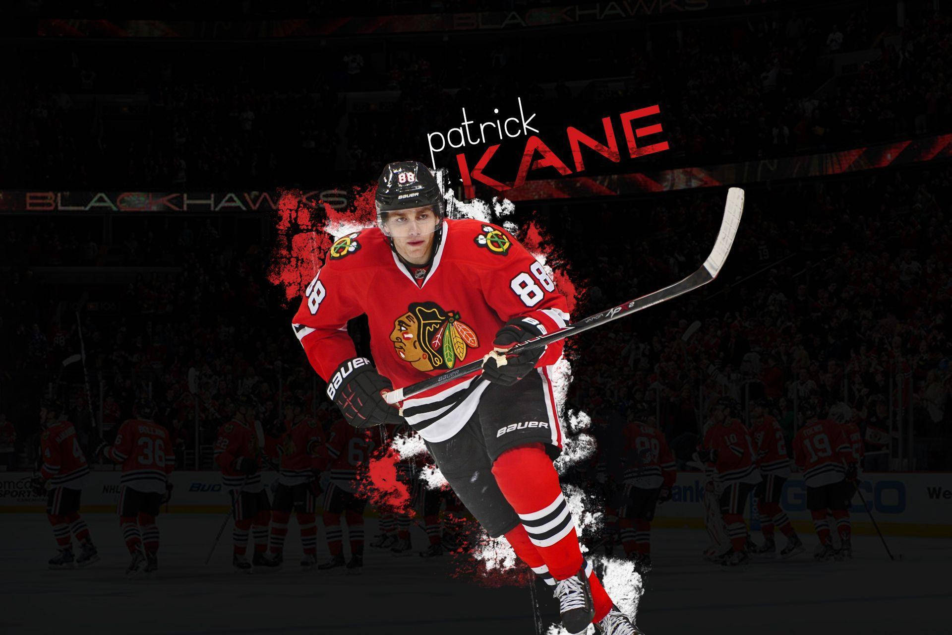 Patrick Kane Red And White Fan Art Background