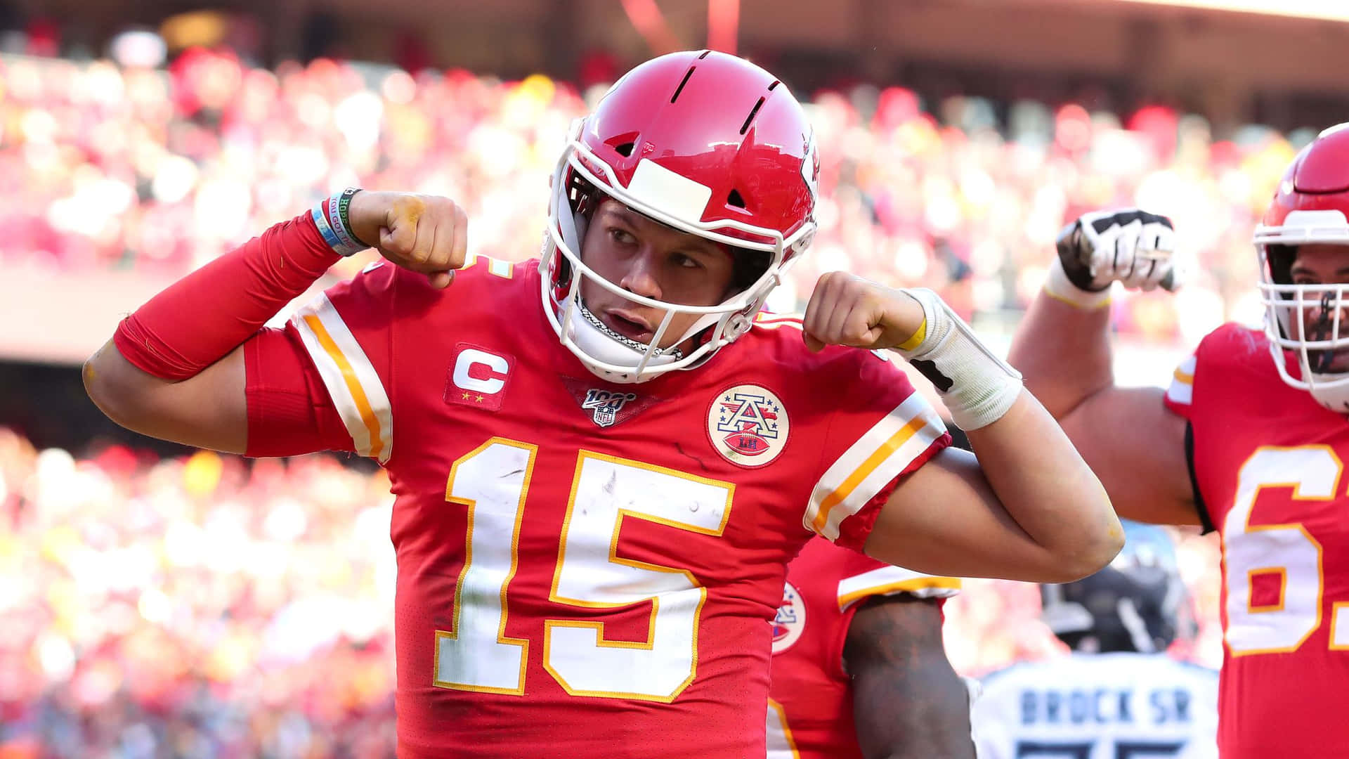Patrick Mahomes Shows Off Cool Style Background