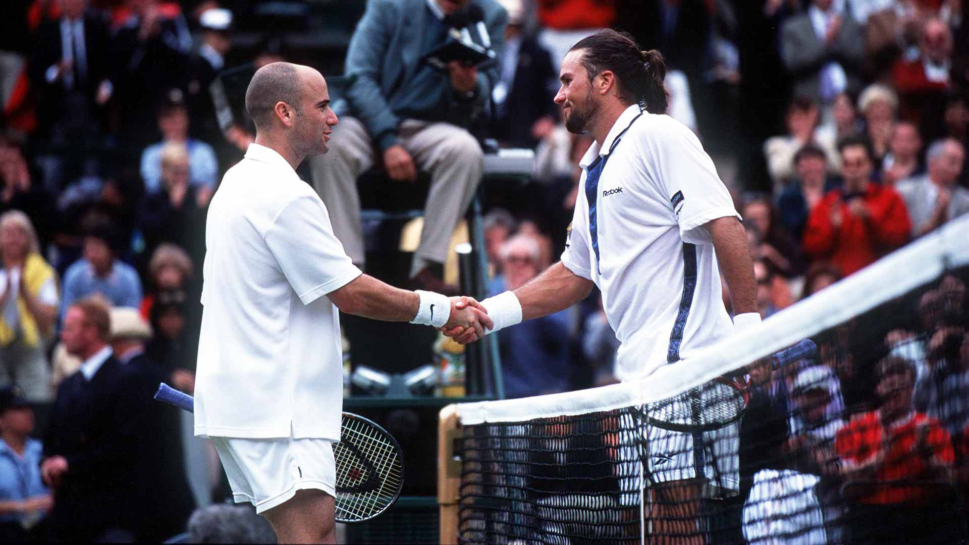 Patrick Rafter And Andre Agassi Background