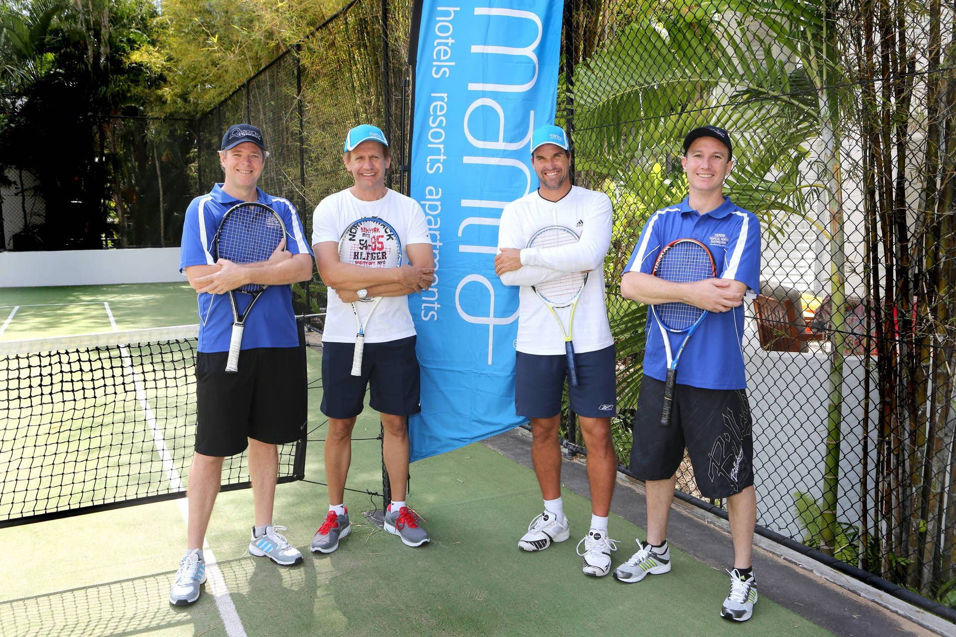 Patrick Rafter With Players