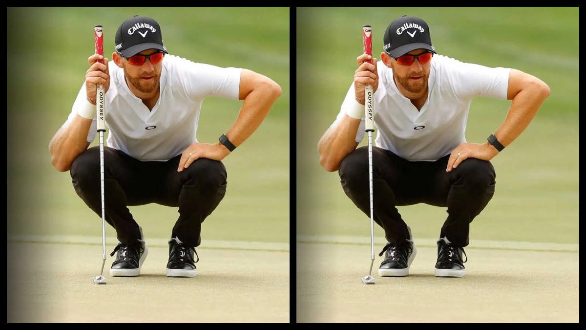 Patrick Rodgers In Action At A Golf Tournament Background