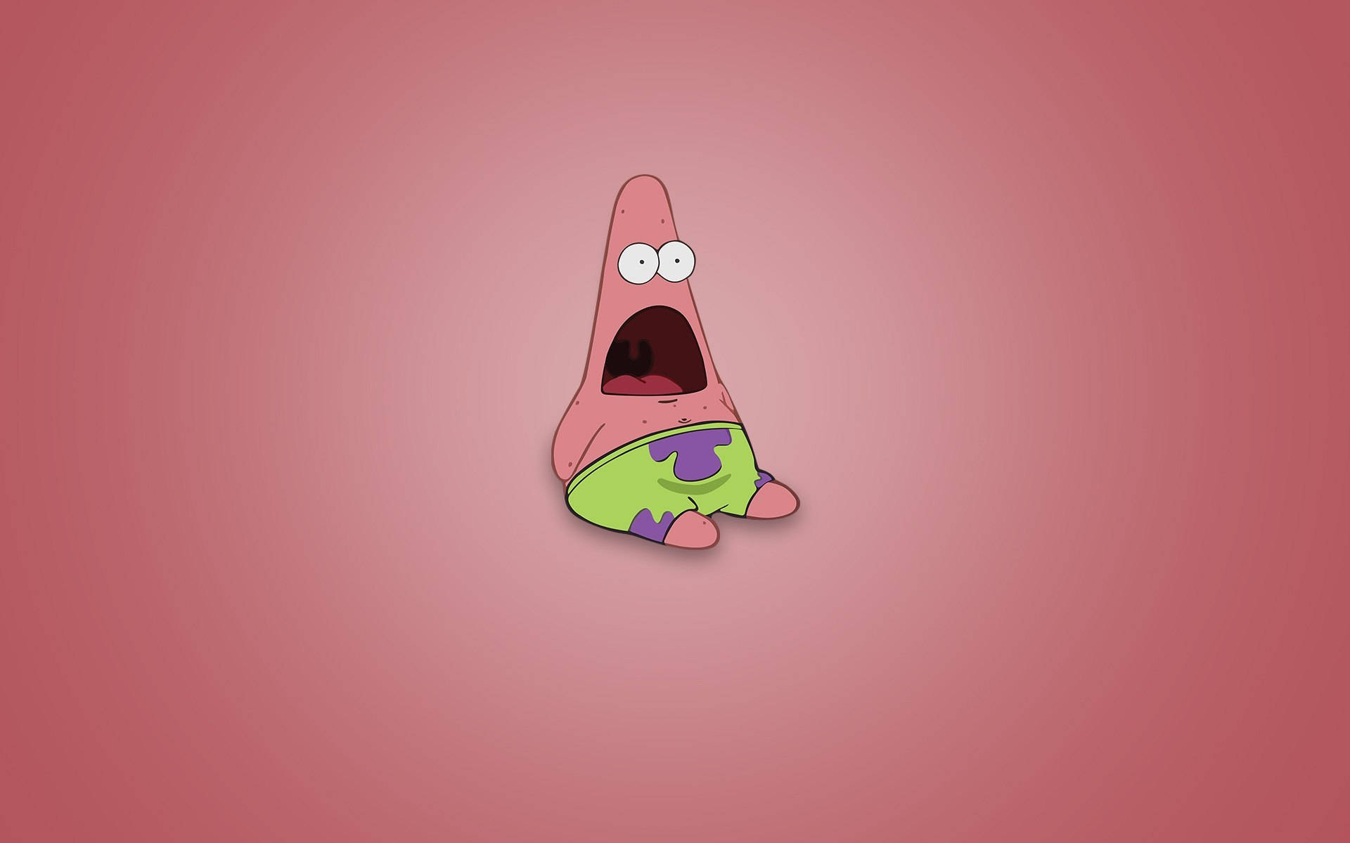 Patrick Star Is Always Up To No Good Background