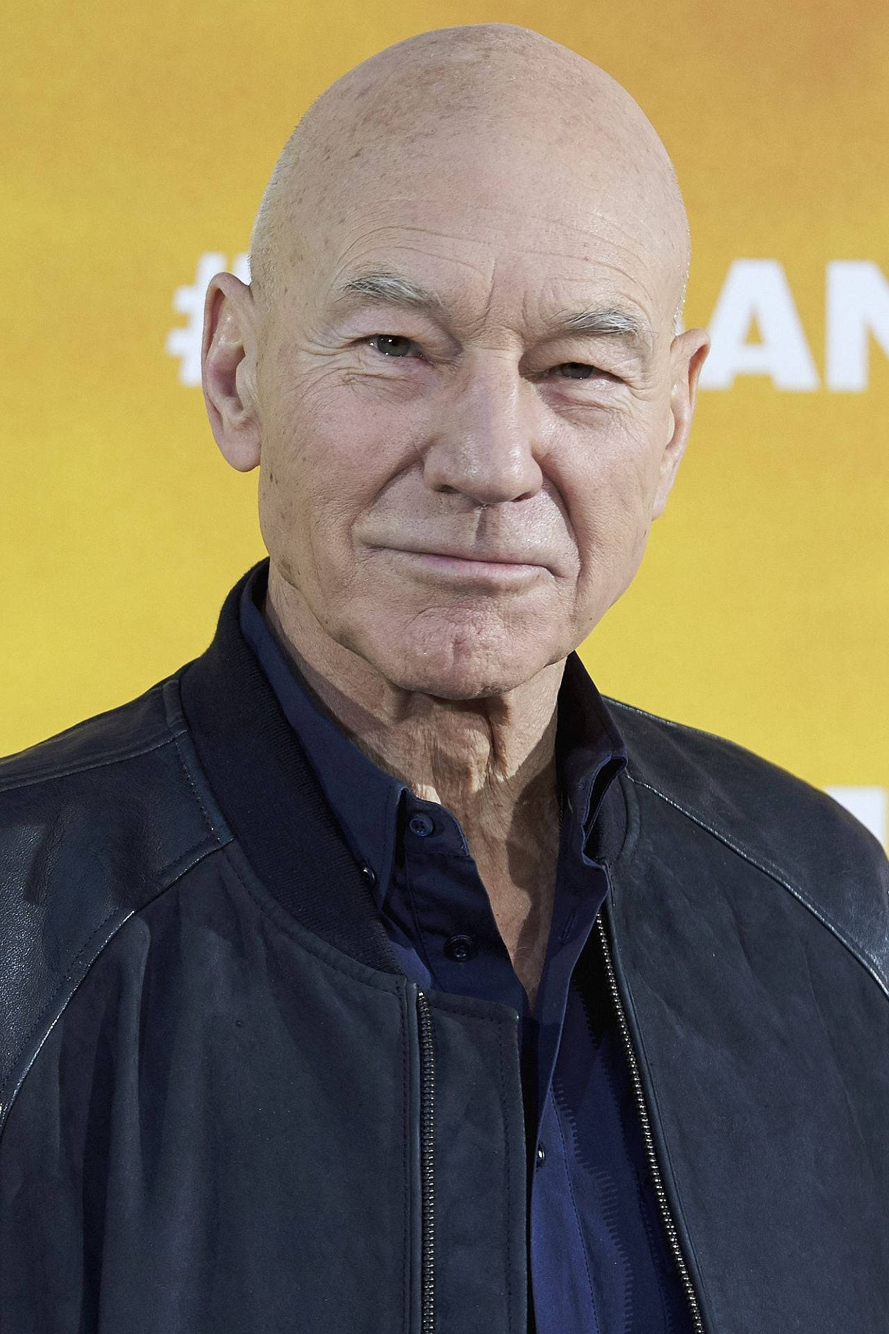 Patrick Stewart Mesmerizing Gaze Background