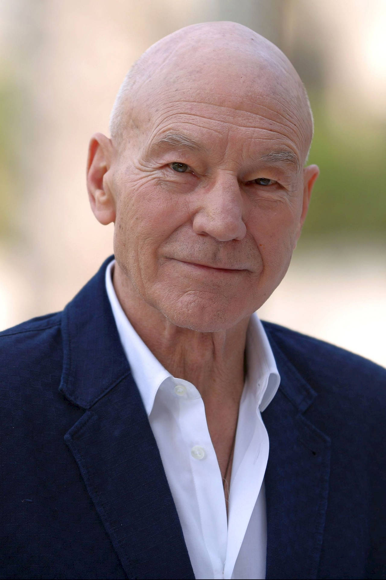 Patrick Stewart Outdoor Portrait Background