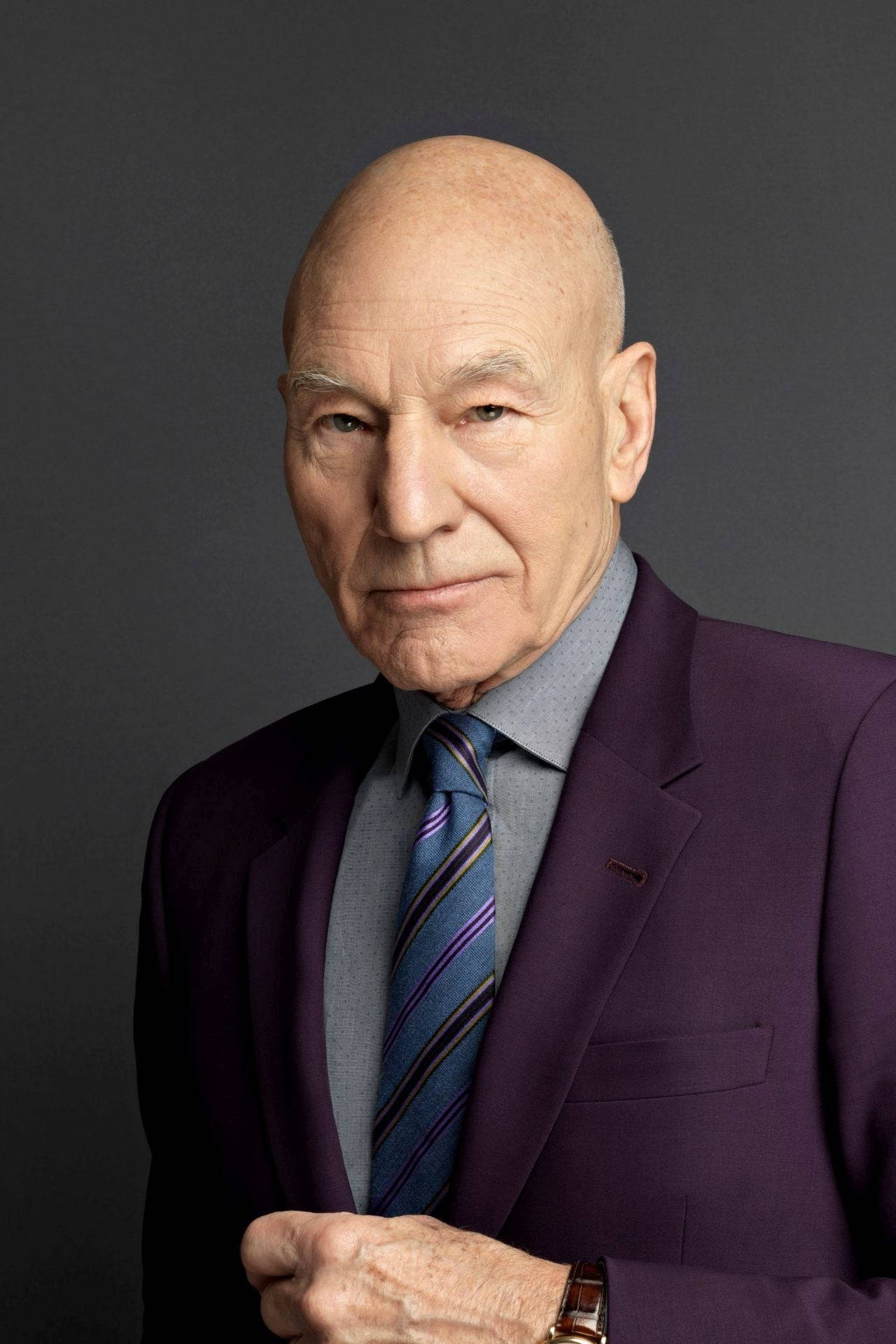 Patrick Stewart Portrait Photo Background