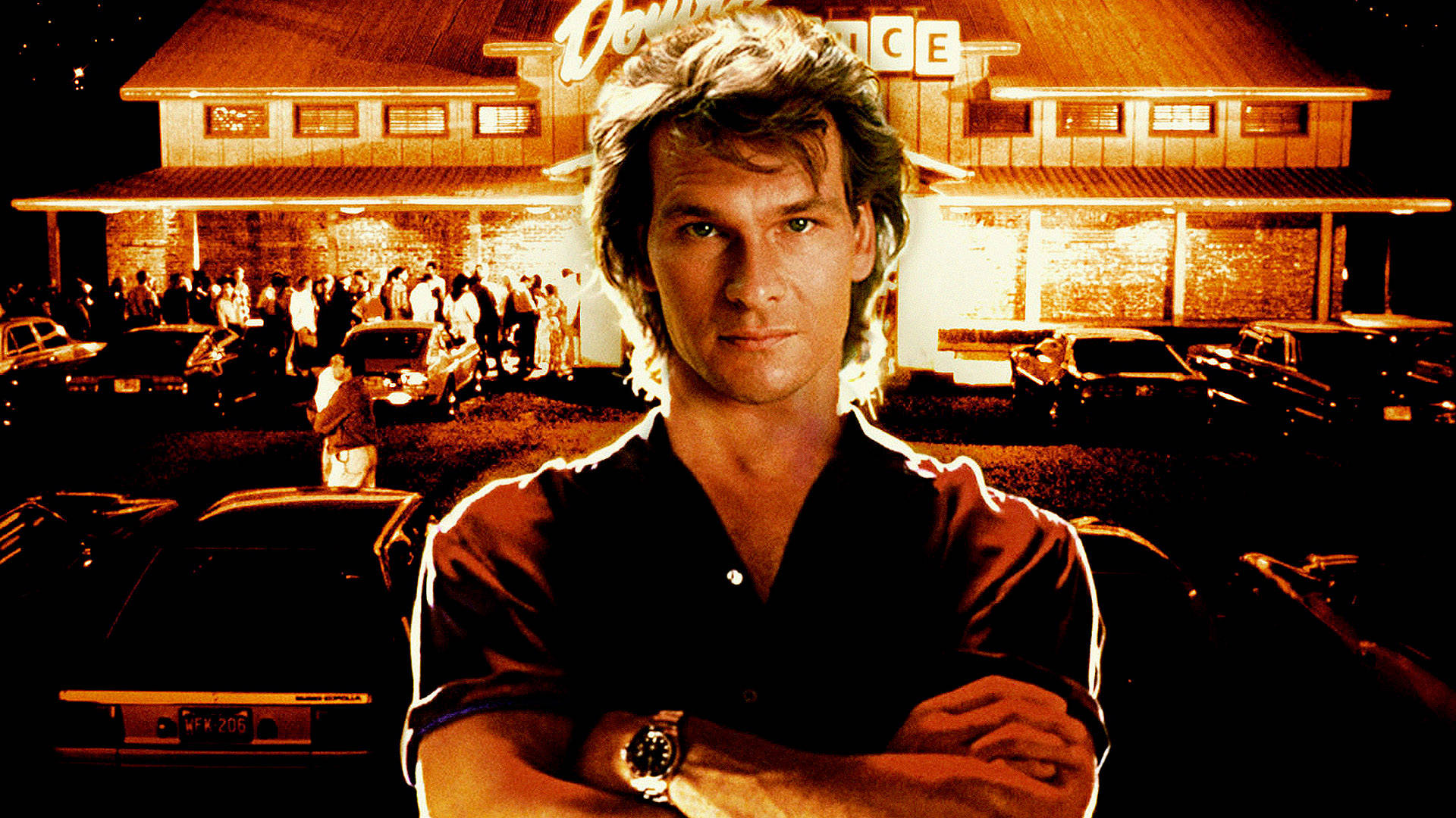 Patrick Swayze American Actor Road House Background