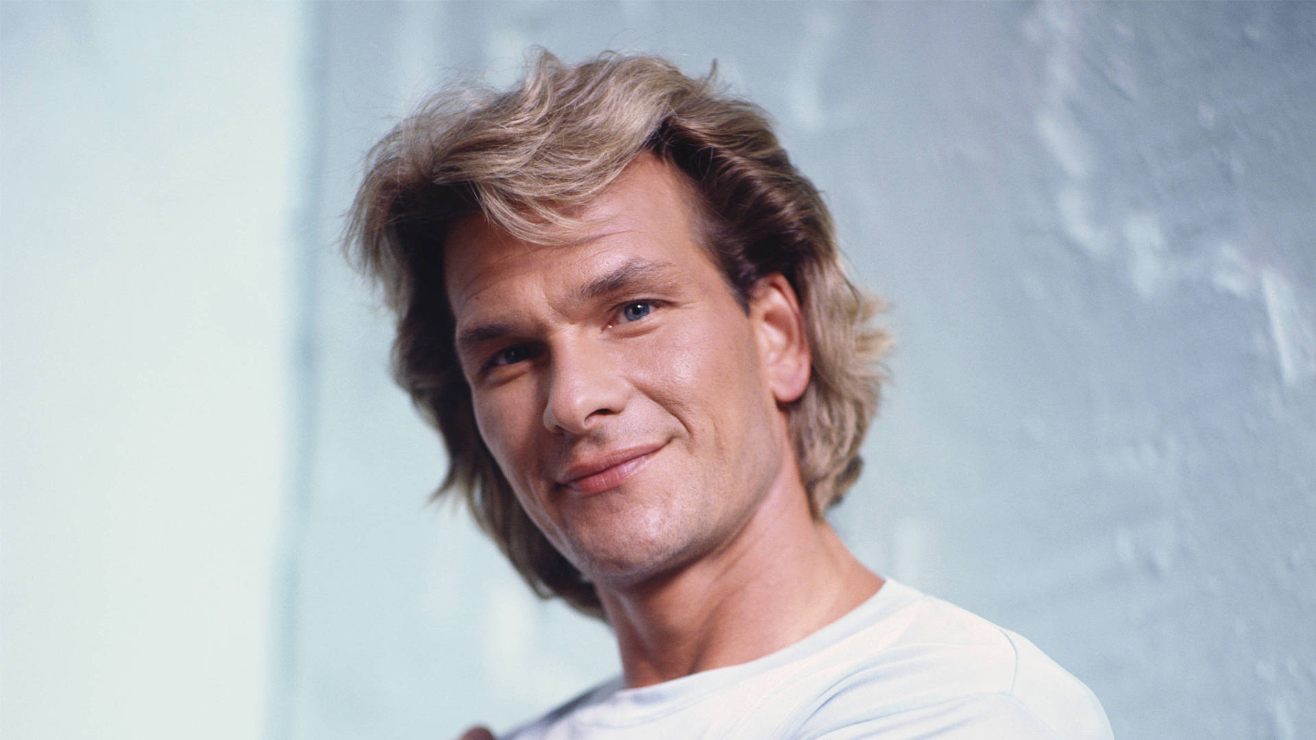 Patrick Swayze Mullet Hair Cut Background