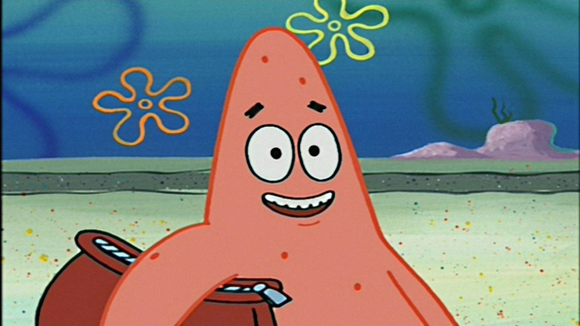 Patrick The Starfish - Always Laughing Background