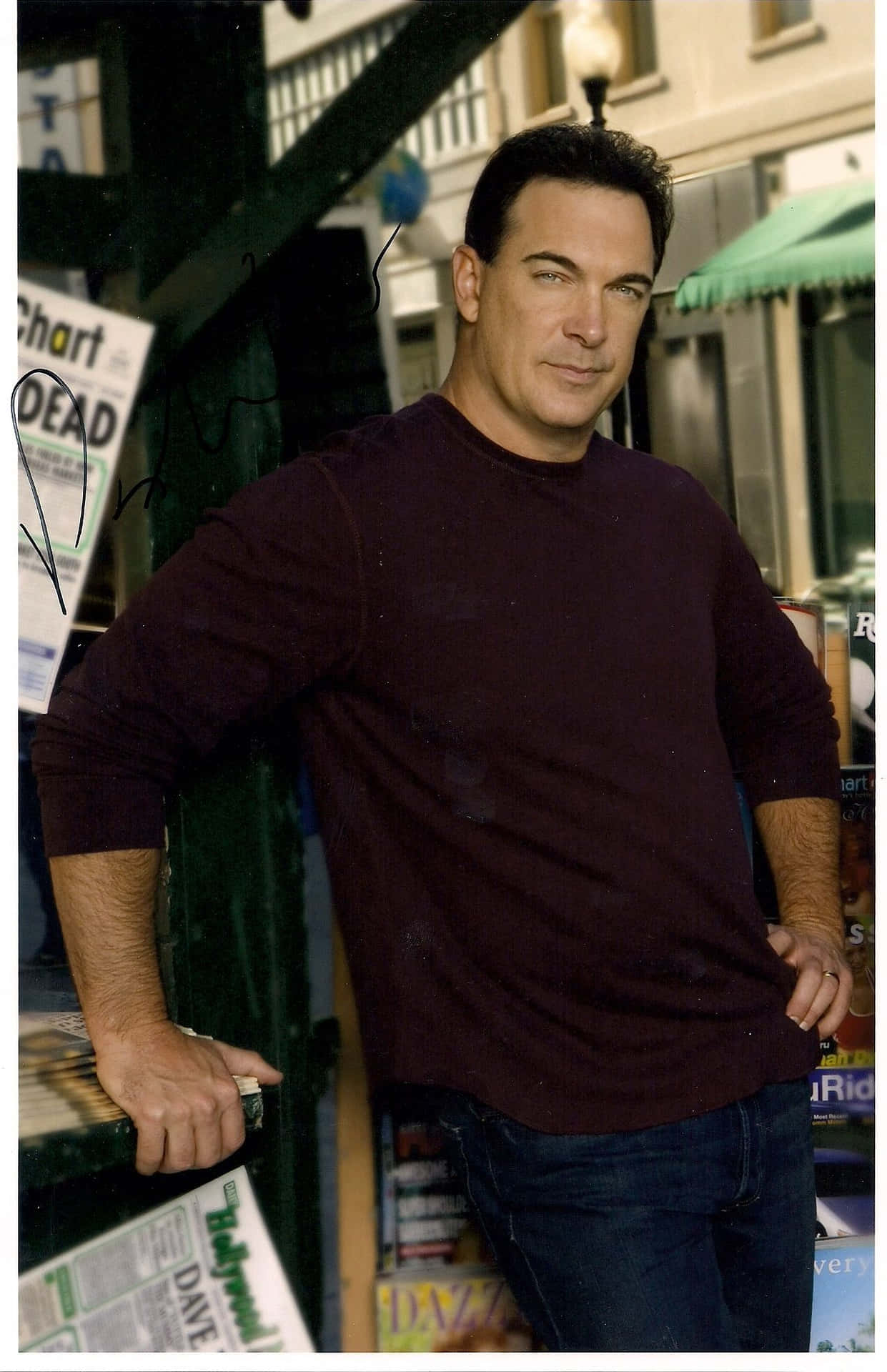 Patrick Warburton Looks Dapper In A Tuxedo. Background