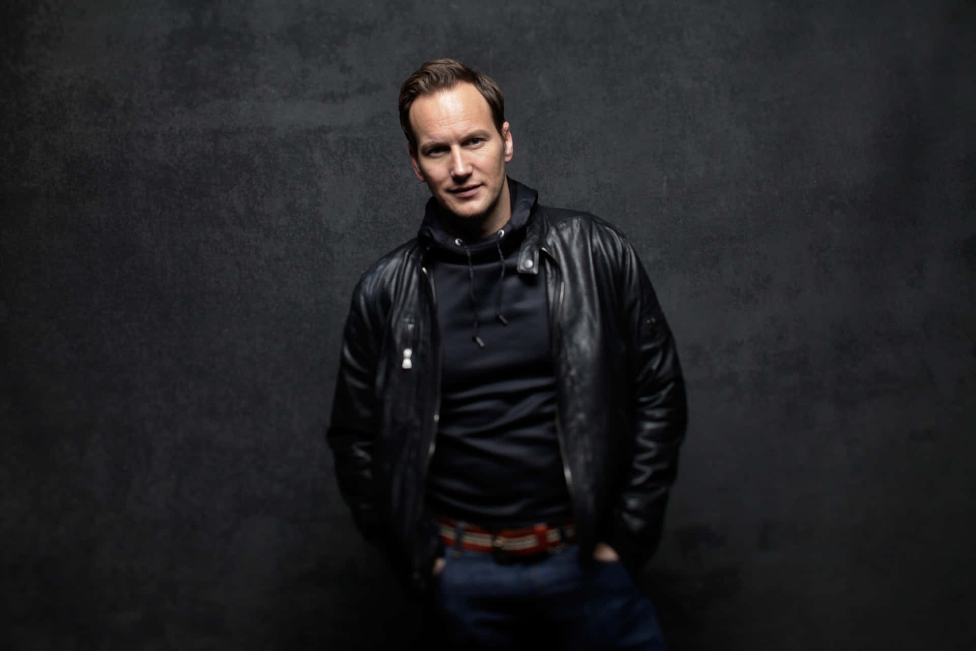 Patrick Wilson Looking Pensive. Background