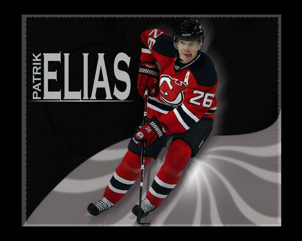 Patrik Elias, #26 Of New Jersey Devils, In Action Background