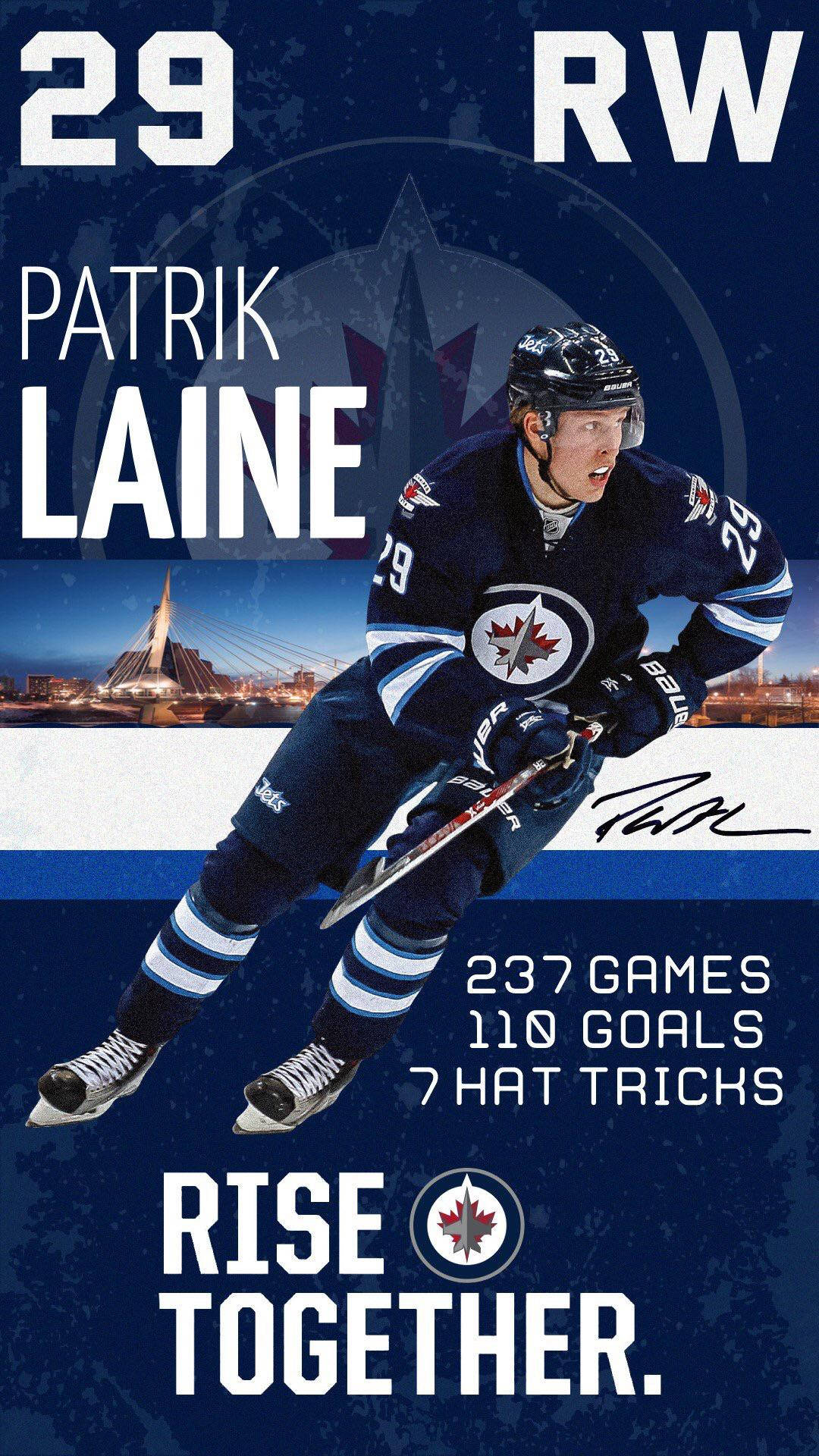 Patrik Laine #29 Rise Together Poster