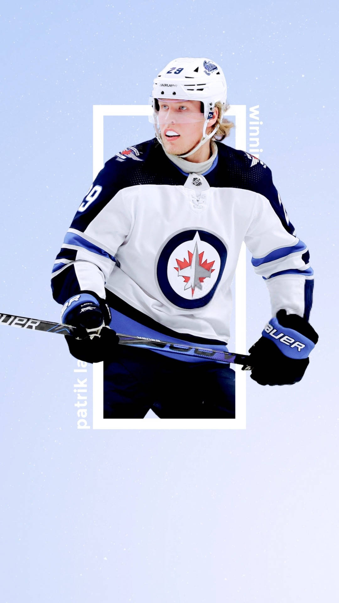 Patrik Laine Jets Hockey Star Background