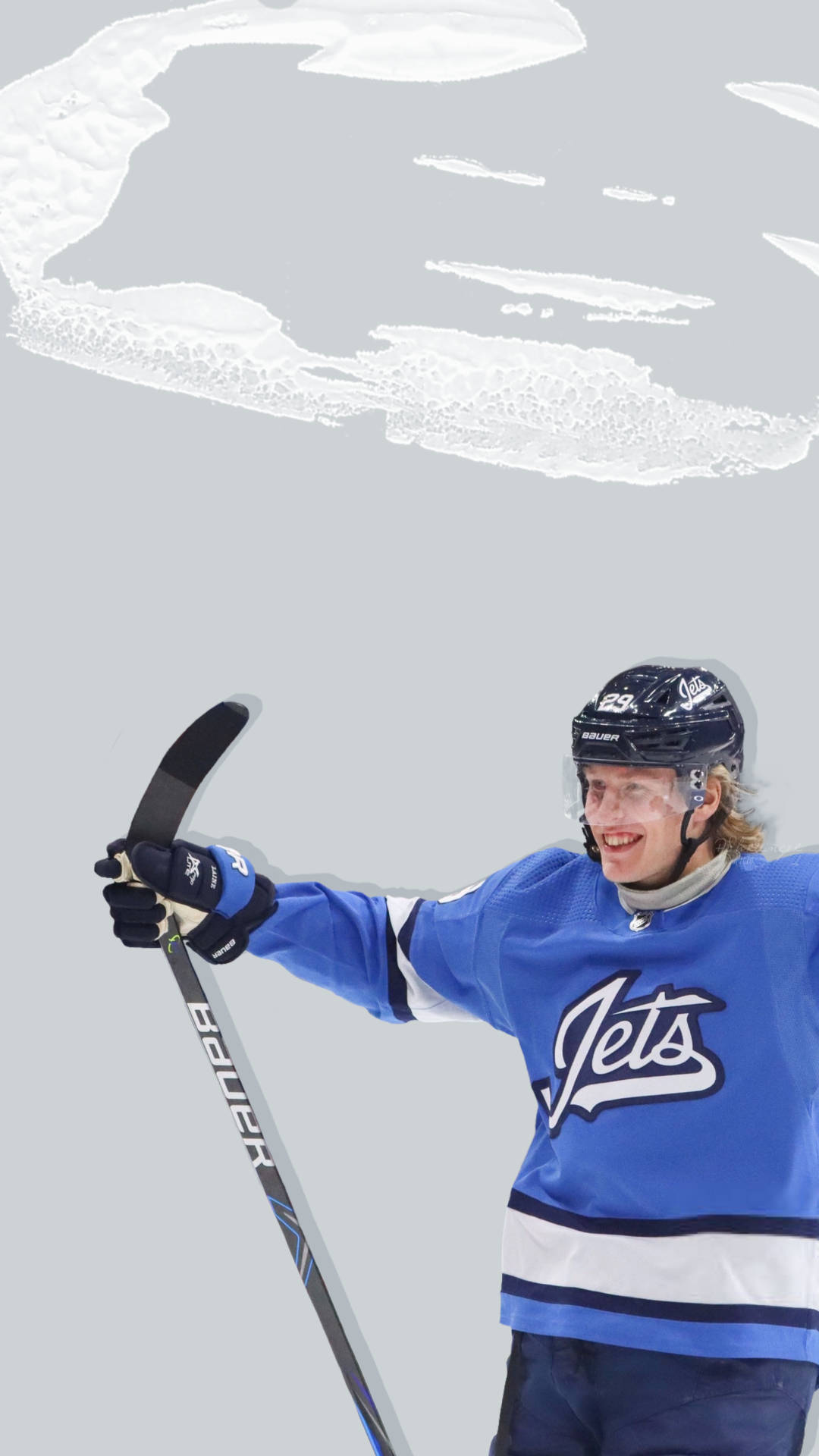 Patrik Laine Jets Ice Hockey Right Winger Background