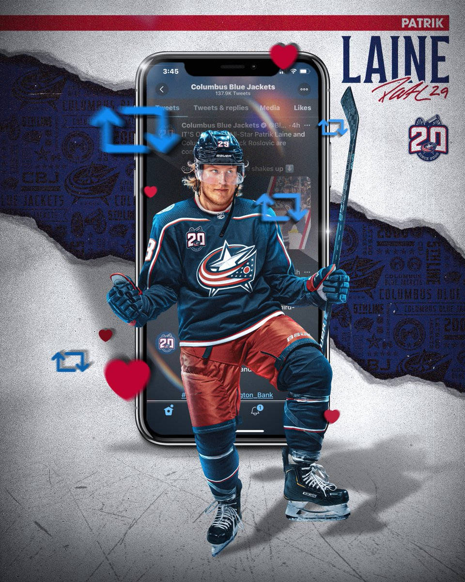 Patrik Laine Phone Digital Artwork