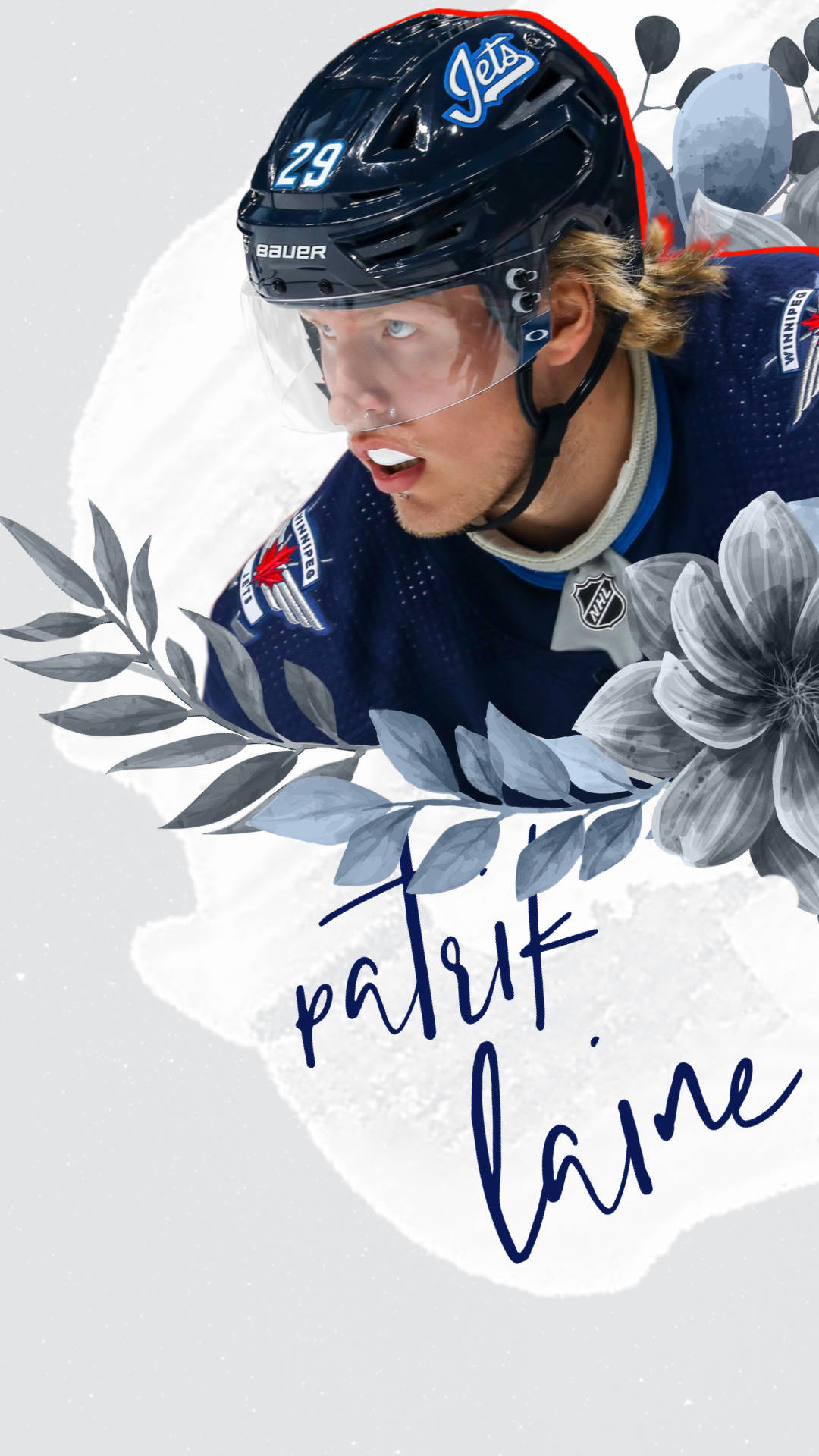 Patrik Laine Vector Art Background