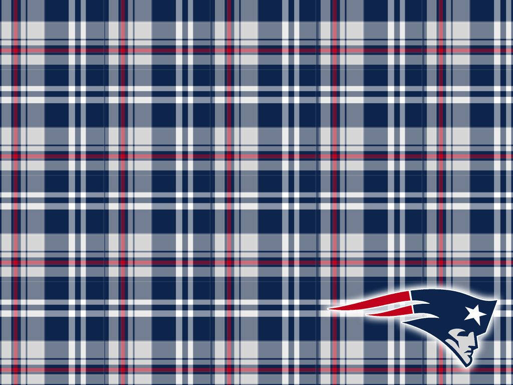 Patriot Pride: Checkered Blue Patriots Logo