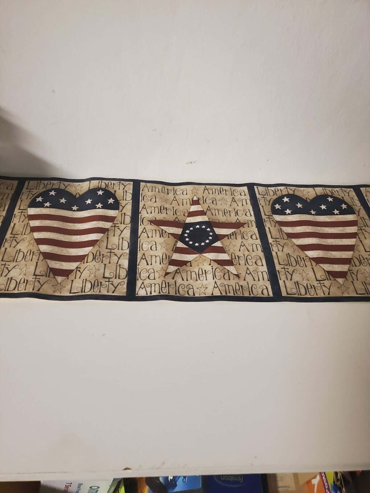 Patriotic Hearts American Flag Background
