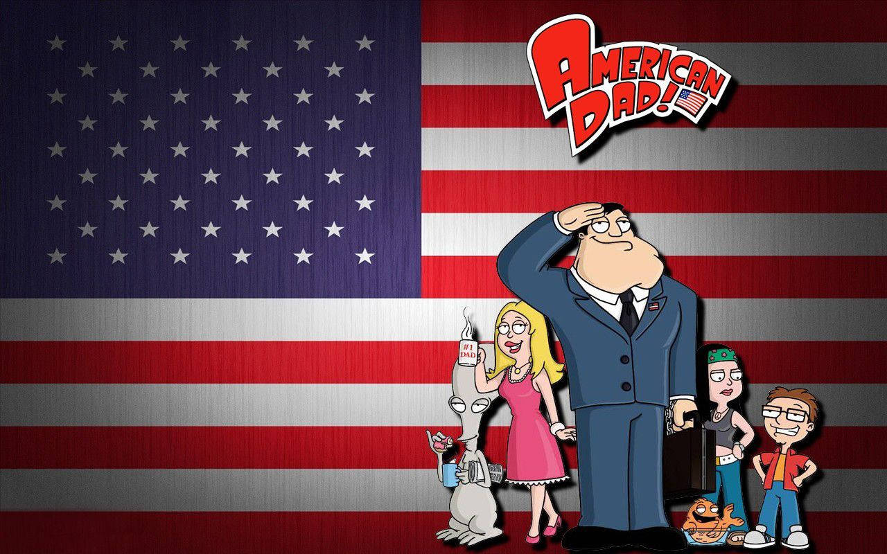 Patriotic In Cartoons Background