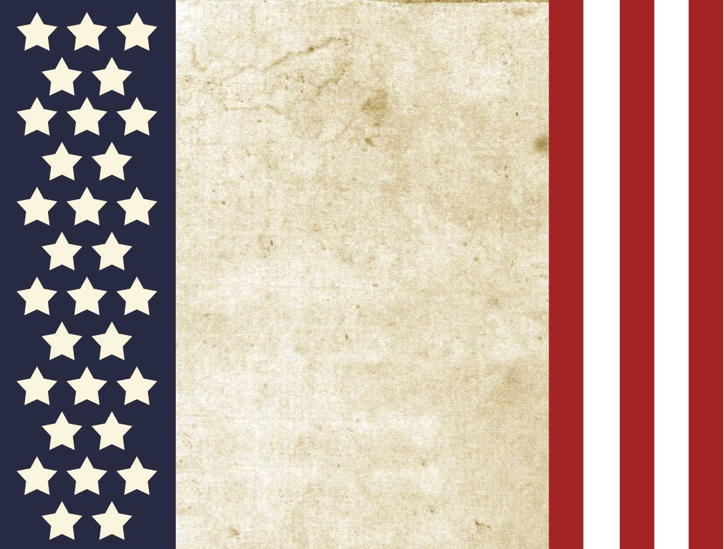 Patriotic In Old-theme Background