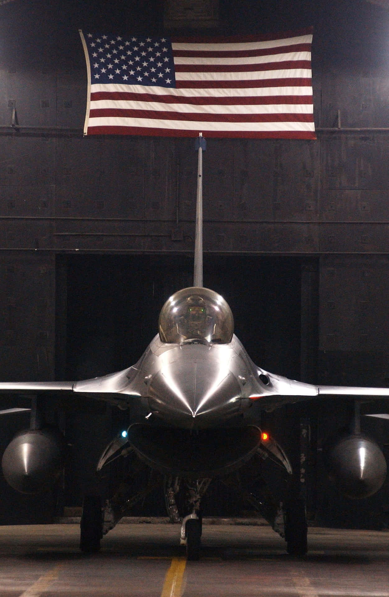 Patriotic Military General Dynamics F 16 Fighting Falcon Background