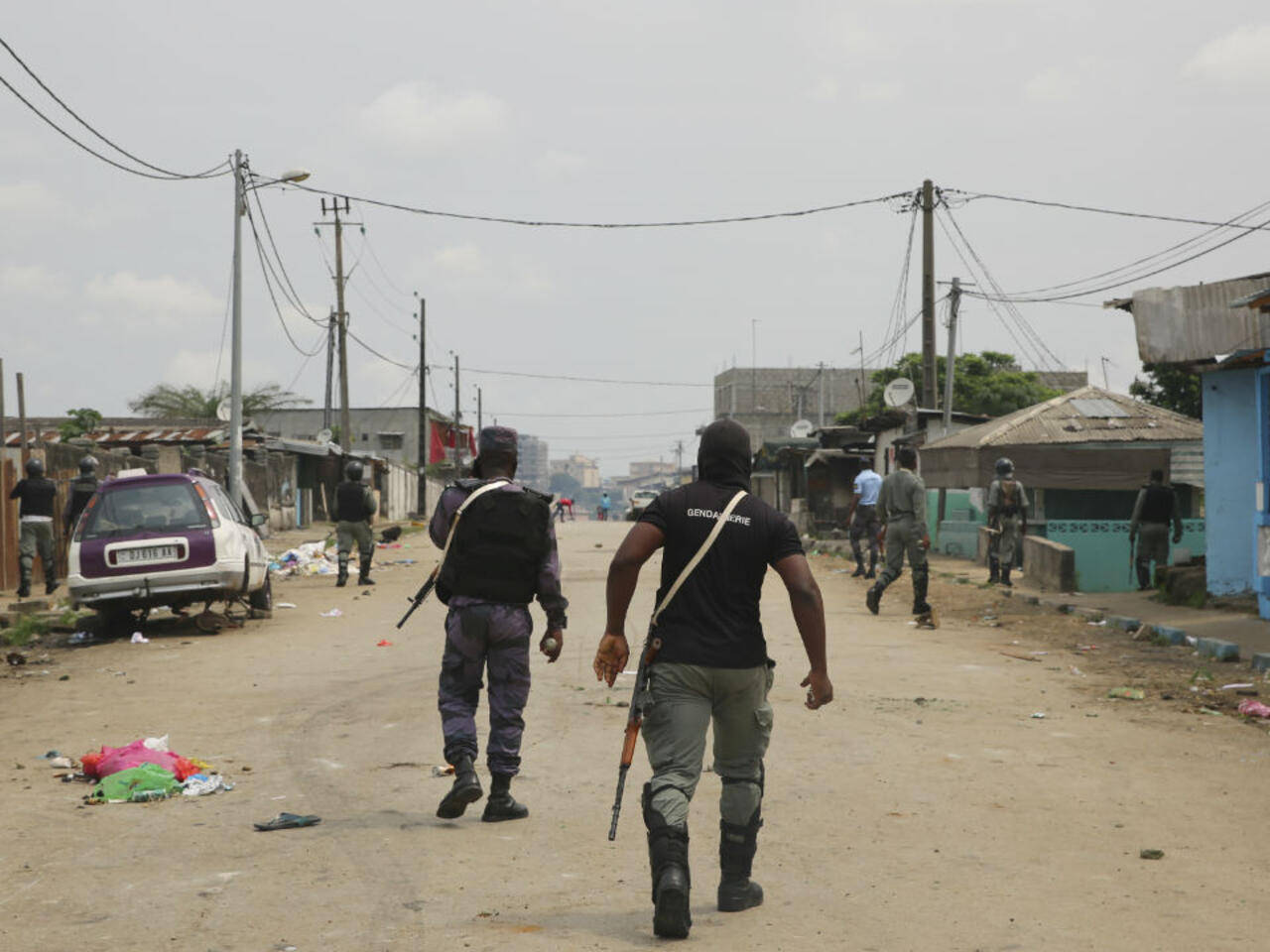 Patrolmen In Gabon