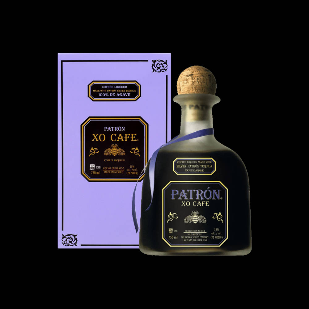 Patron Xo Cafe Purple Box Background