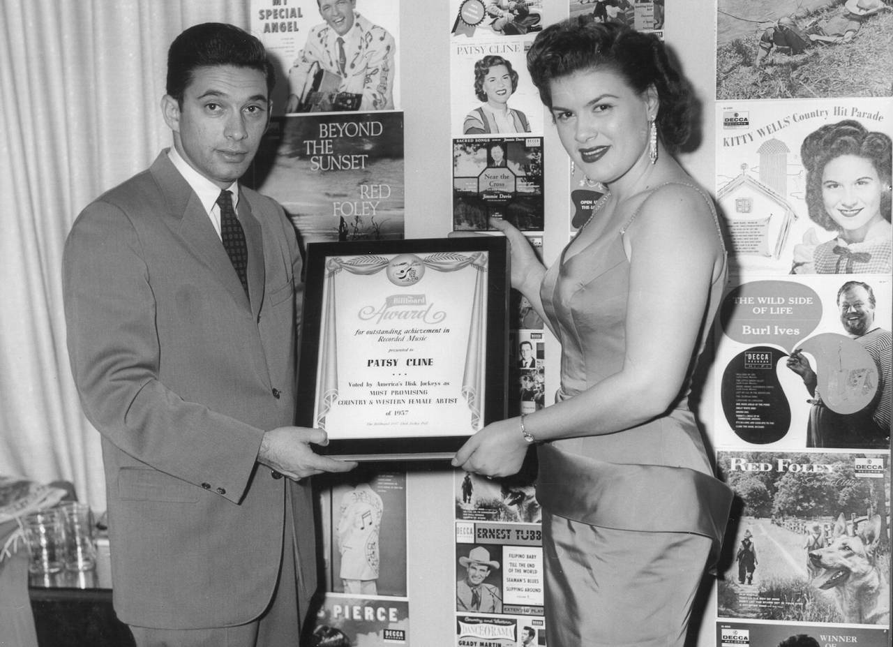 Patsy Cline Holding Award Background