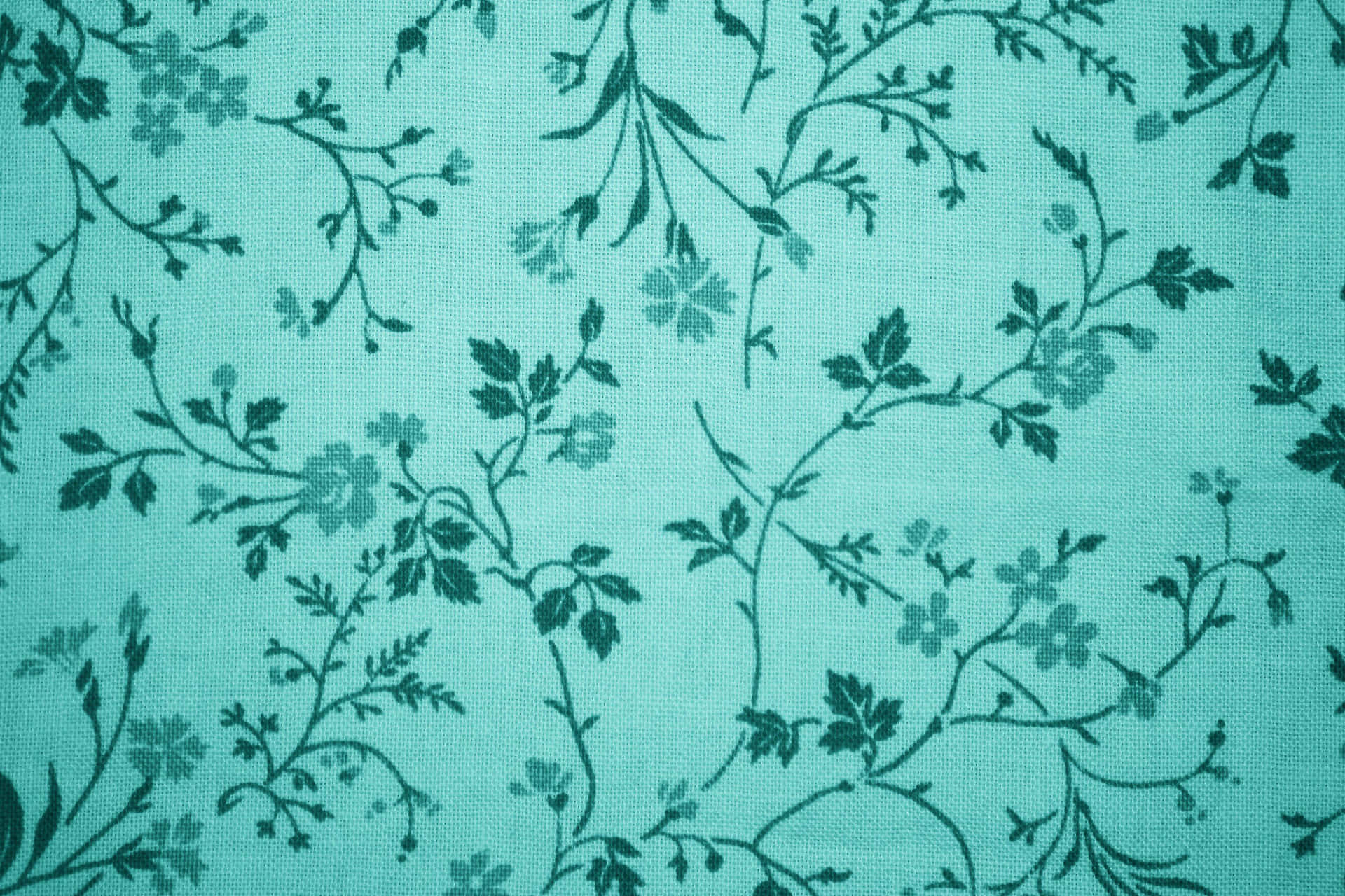 Patterend Teal Flower Background