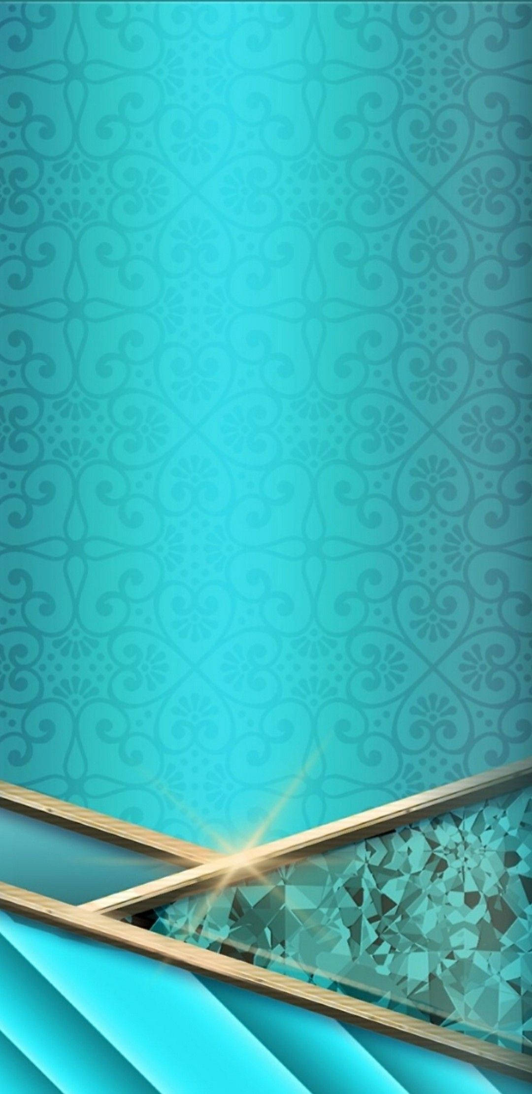 Pattern Dark Teal Iphone Background