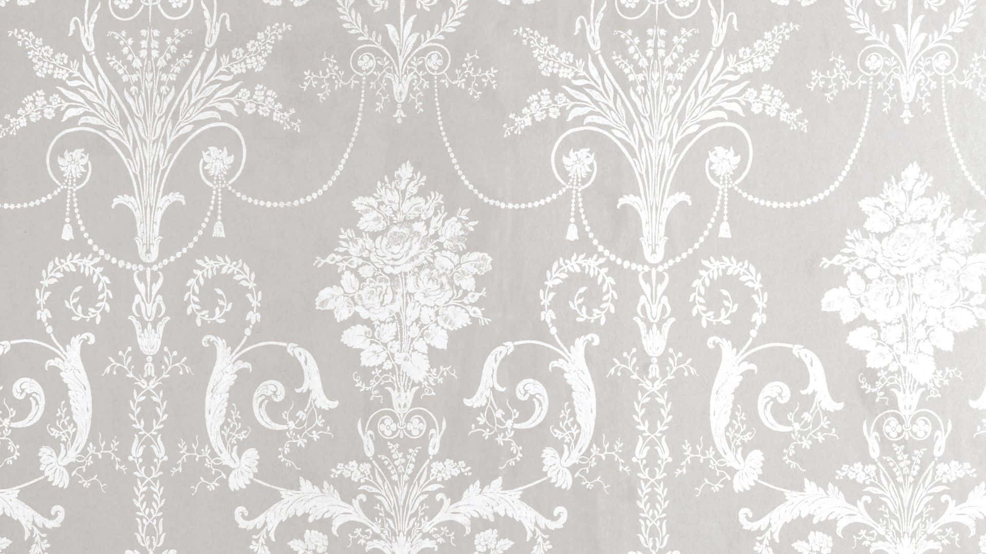 Pattern Desktop Fancy White