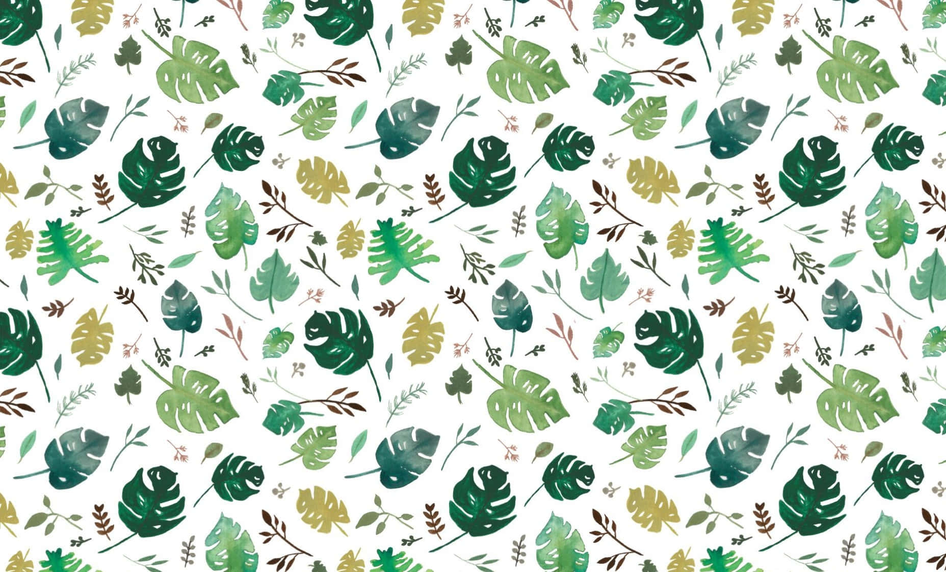 Pattern Desktop Leaves