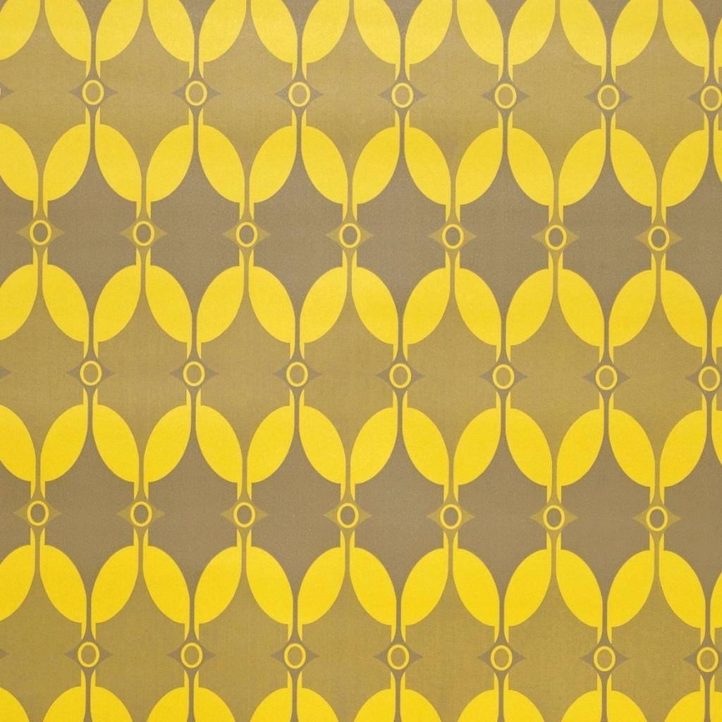 Pattern For Yellow Vintage Aesthetic Design Background