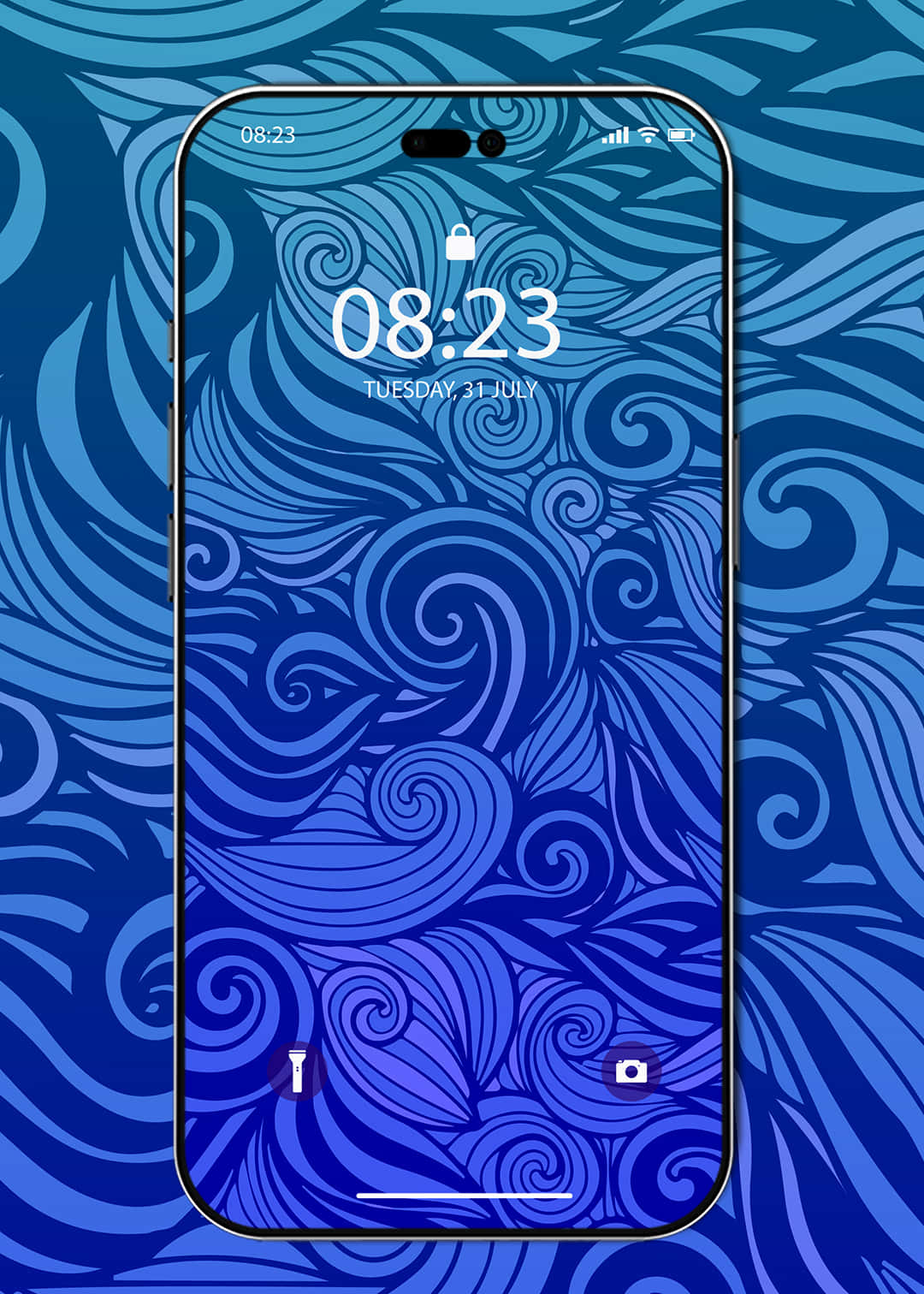 Pattern Phone Spreads A Wave Of Creative Energy Background