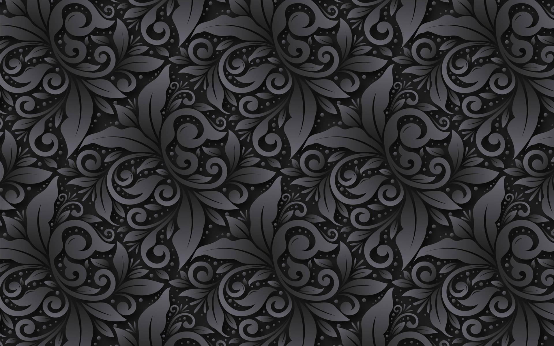 Patterned Background Black