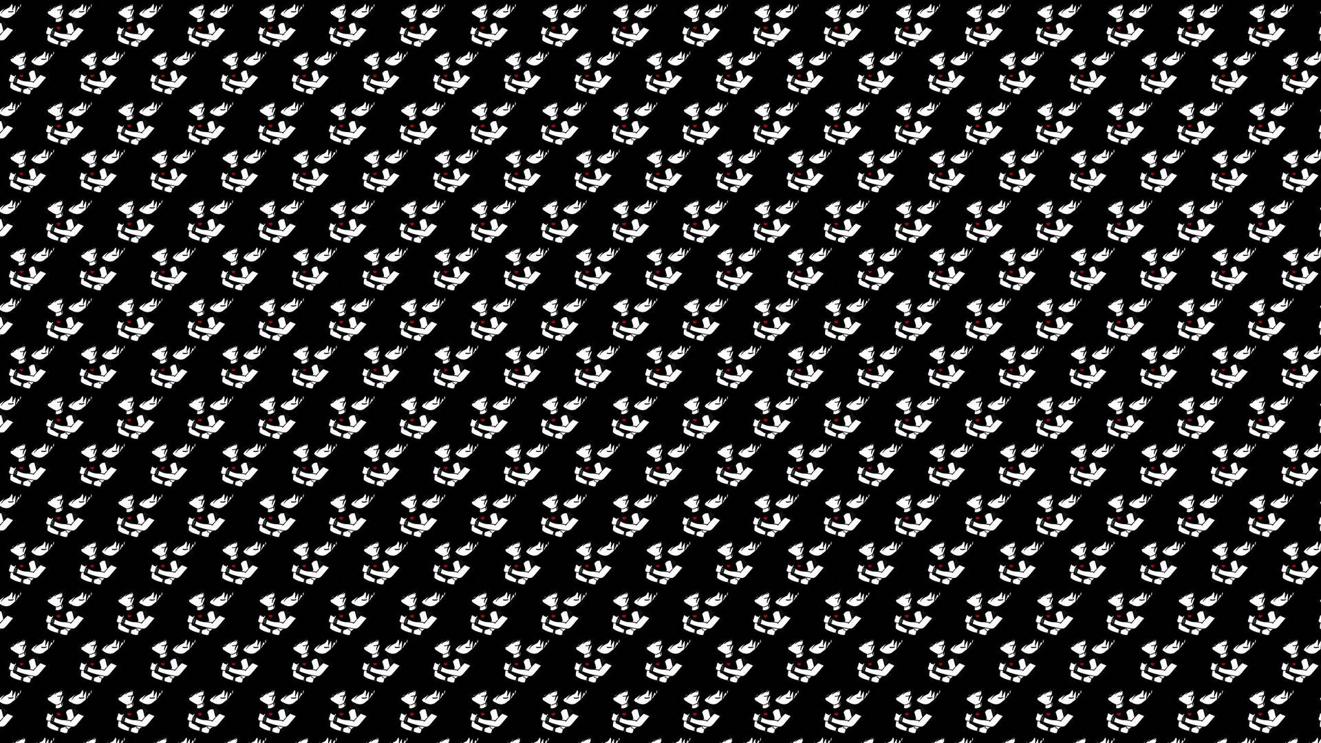 Patterned Emo Couple Background