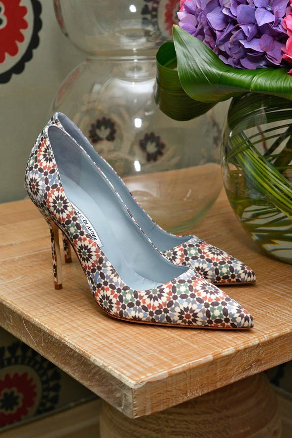 Patterned Manolo Blahnik Stilletos