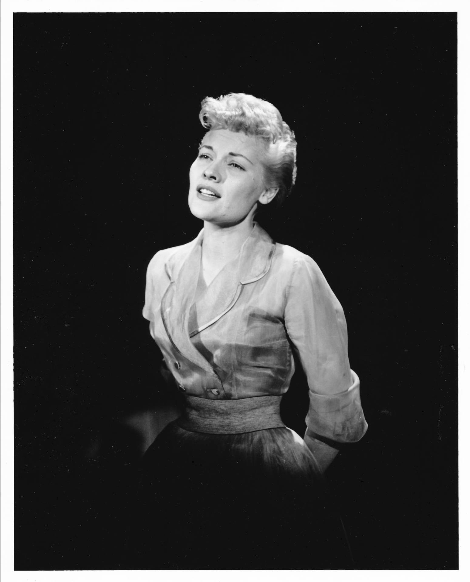 Patti Page On Ed Sullivan Show Background