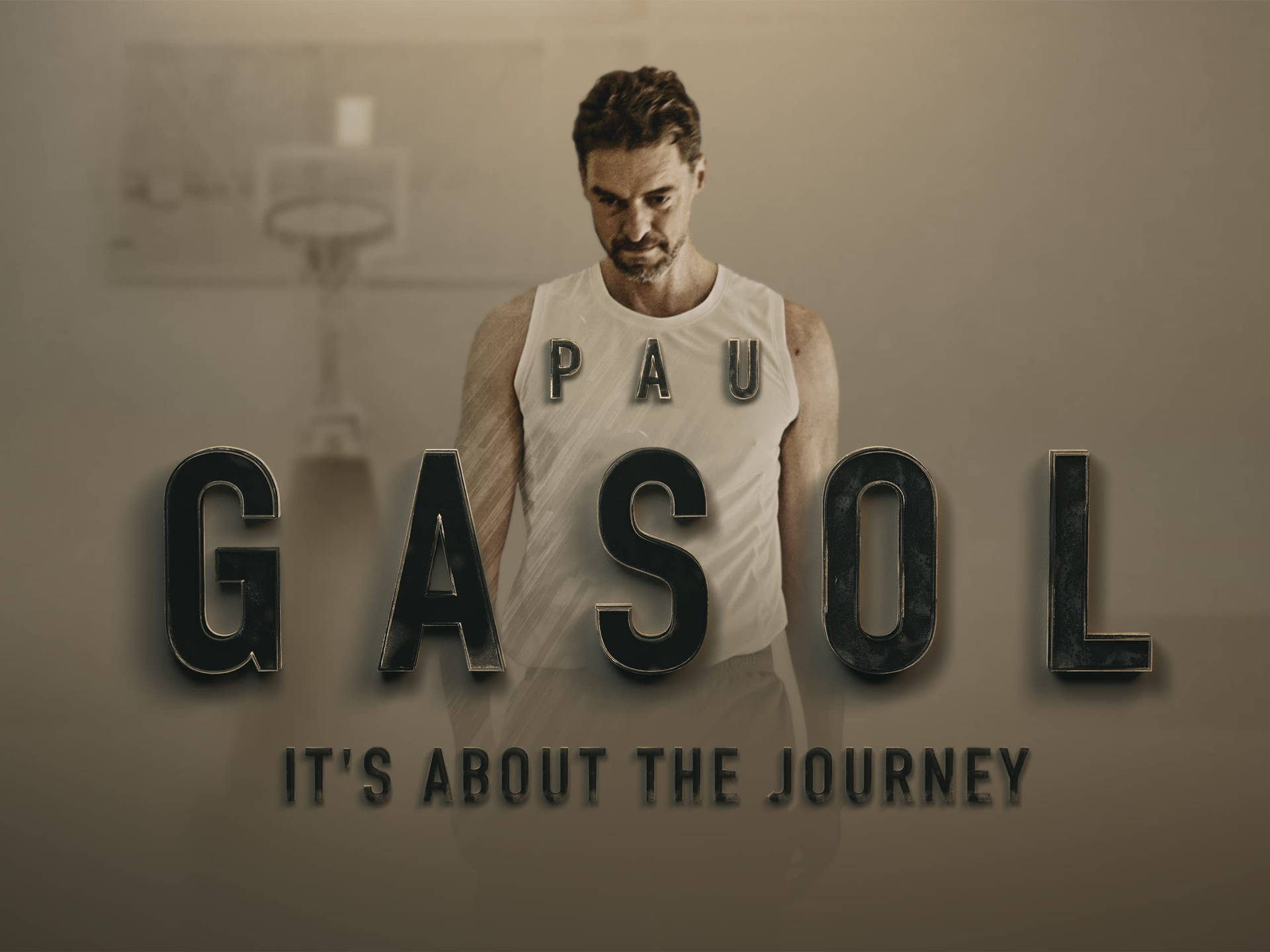 Pau Gasol Journey Poster Background