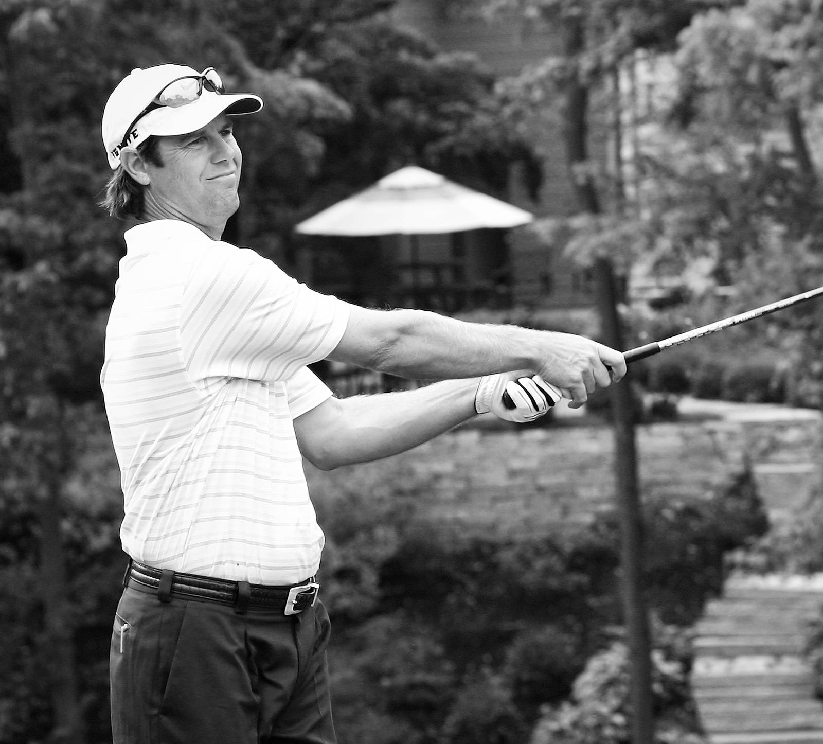 Paul Azinger Black-and-white Background