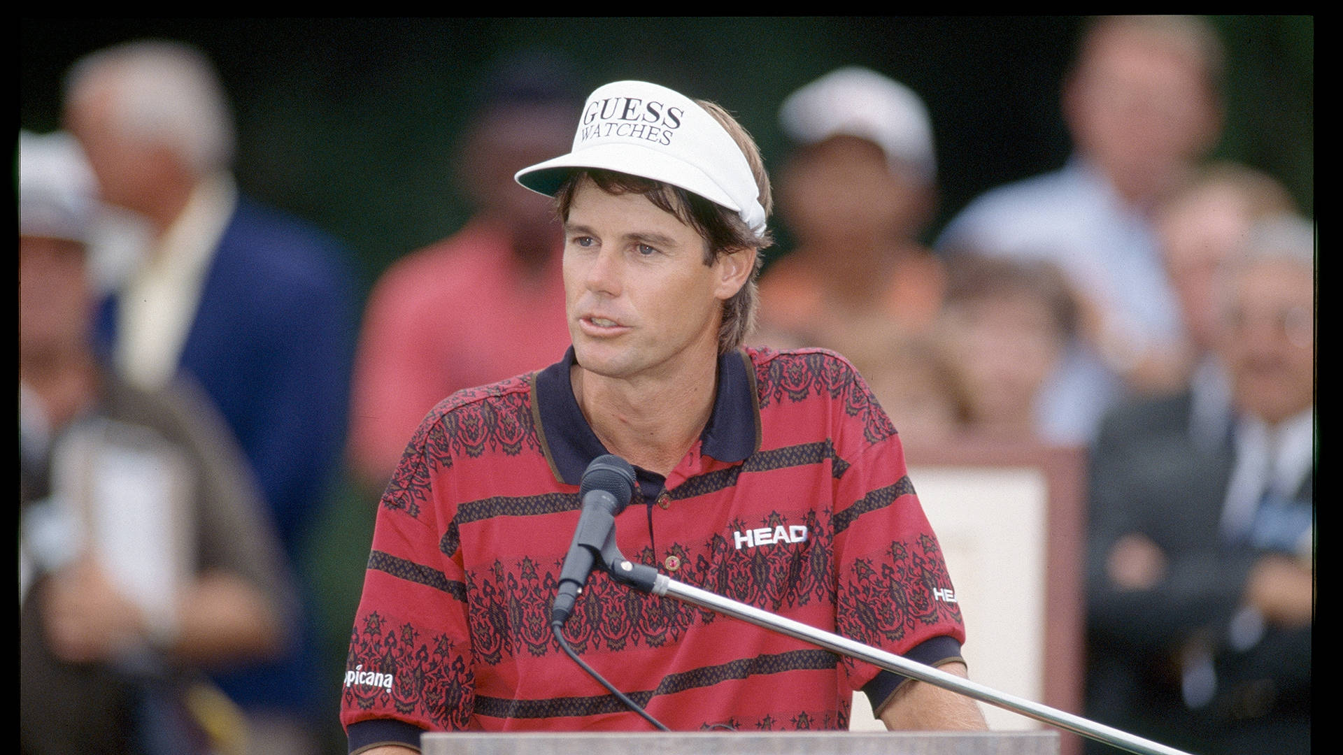 Paul Azinger Speaking With Mic Background